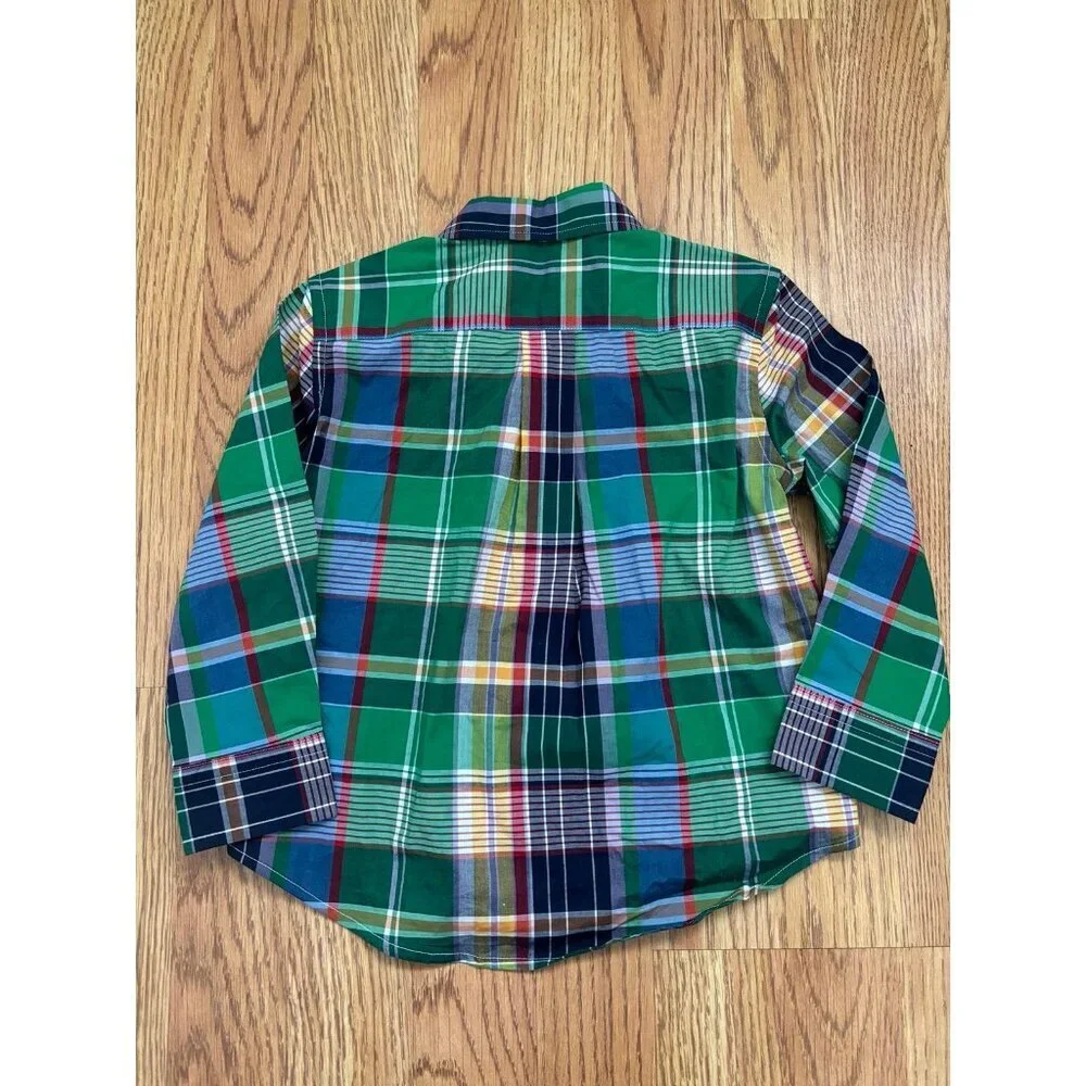 Polo Ralph Lauren Boys' Plaid Cotton Oxford Shirt